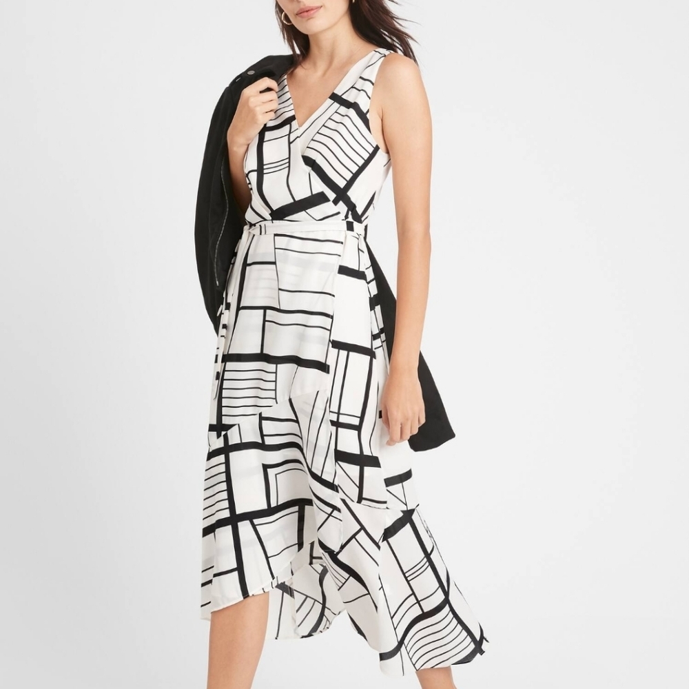 Banana Republic Wrap Midi Dress